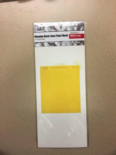 1/350 Flyhawk Mask 1.2Mm Wooden Deck Lines Paint Mask (95X120) - Flyhawk Models