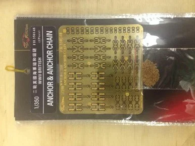 1/350 Flyhawk Models WWII British Anchors & Anchor Chain