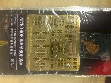 1/350 Flyhawk Models WWII German Anchors & Anchor Chain
