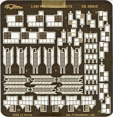 1/350 Flyhawk Photo Etch WWII IJN Accomodation Ladder - Flyhawk Models