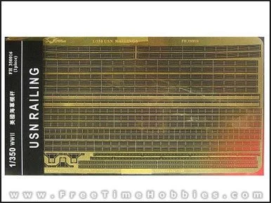 1/350 Flyhawk Photo Etch WWII USN Railing - Flyhawk Models