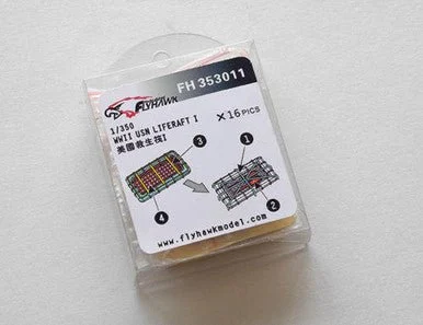 1/350 Flyhawk WWII USN Liferaft set 1 (x16) - Flyhawk Models