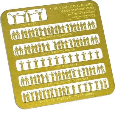 1/350 Gold Medal NAVAL FIGURES (Set of 100) - Gold Medal Models