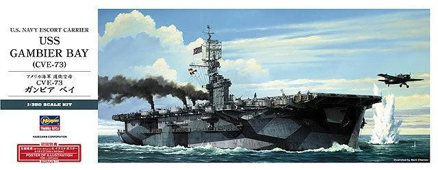 1/350 Hasegawa U.S. Navy Escort Carrier USS Gambier Bay (CVE-73) 40027