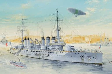 1/350 Hobby Boss French Navy Pre-Dreadnought Battleship Voltaire - HY86504