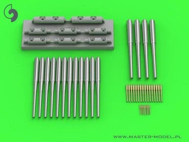 1/350 Master Model French pre-dreadnought Danton class armament barrels - 305mm (4pcs) 240mm (12pcs) 75mm (16pcs) 47mm (8pcs)