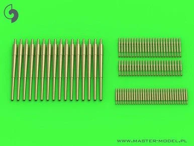 1/350 Master Model HMS Ark Royal armament barrels - 4.5in (16pcs) 40mm POM-POM (48pcs) Vickers .50cal (32pcs)