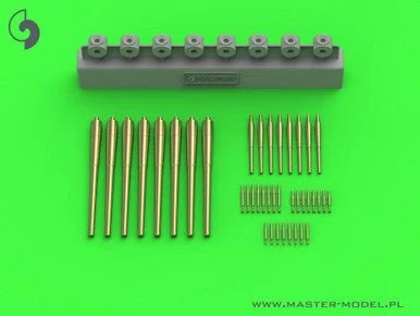 1/350 Master Model HMS Cornwall HMS Kent armament barrels - 8in (8pcs) 4in (8pcs) 40mm POM-POM (16pcs) Vickers .50cal (8pcs) (for Trumpeter kit)