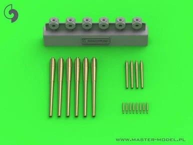 1/350 Master Model HMS Exeter (1939) armament - 8in (6pcs) 4in (4pcs) Vickers 0.5 in (8pcs) barrels (for Trumpeter kit)