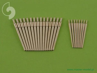 1/350 Master Model IJN Mikuma armament - 155cm (15pcs) 127cm (8pcs) barrels
