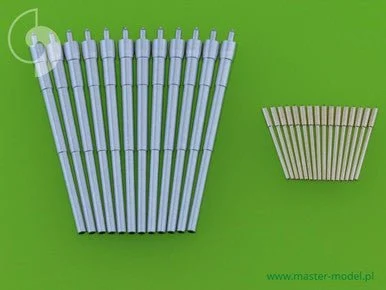 1/350 Master Model Russian battleship Sevastopol armament - 305mm (12pcs) 120mm (16pcs)