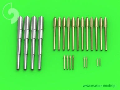 1/350 Master Model Russian battleship Tsesarevich (1917) armament - 305mm (4pcs) 152mm (12pcs) 75mm (4pcs) 45mm (2pcs) 37mm (2pcs) barrels