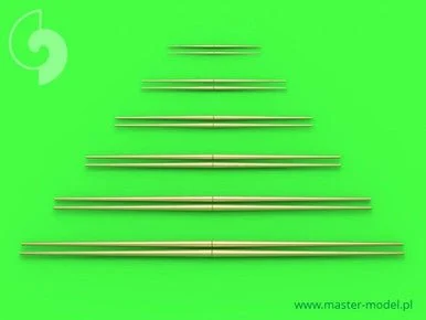1/350 Master Model Set of universal yardarms No1 (lengths = 1015 20 25 30 35mm - 2pcs of each)