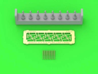 1/350 Master Model SMS Emden - 52 cm SK L/55 guns - (resin PE and turned parts) - (8pcs)
