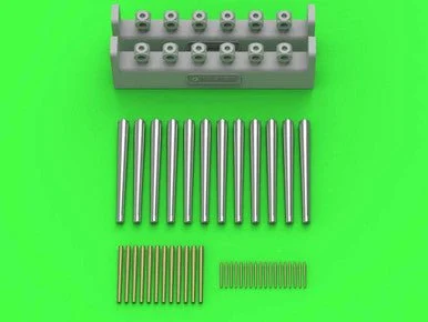 1/350 Master Model SMS Viribus Unitis armament - 305mm (12pcs) 150mm (12pcs) barrels 70mm (18pcs) barrels (for Trumpeter kit)