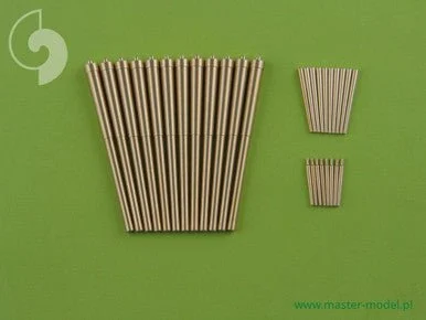 1/350 Master Model USS Arizona armament - 14in (12pcs) 5in/51 (10pcs) 5in/25 (8pcs) barrels