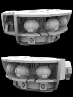 1/350 Scale Discovery XD-1 Pod Bay