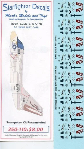 1/350 Starfighter Decals VS-24 Scouts