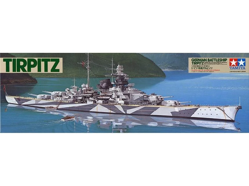 1/350 Tamiya German Battleship Tirpitz 78015