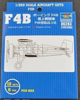 1/350 Trumpeter F4B BiPlane Fighter Set for Carriers (12/Bx)