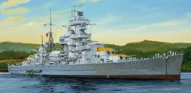 1/350 Trumpeter German Admiral Hipper Heavy Cruiser 1941