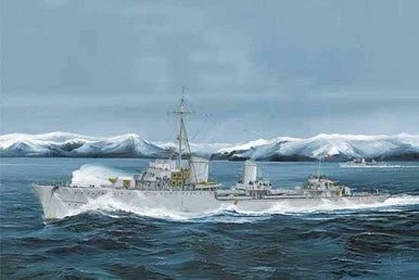 1/350 Trumpeter German Zerstorer Z25 Destroyer 1944