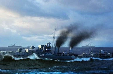 1/350 Trumpeter HMCS Huron Canadian Tribal Class Destroyer 1944