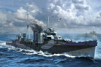 1/350 Trumpeter HMS Colombo British Light Cruiser