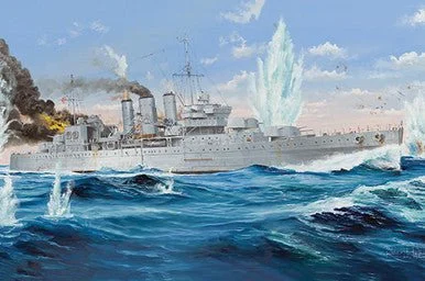 1/350 Trumpeter HMS Cornwall British Heavy Cruiser