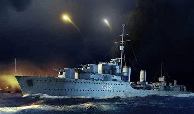 1/350 Trumpeter HMS Zulu British Tribal Class Destroyer 1941