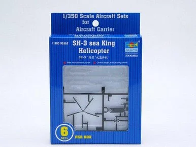 1/350 Trumpeter SH3H Sea King Helicopter Set (6/Bx)