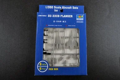 1/350 Trumpeter Su33UB Flanker Fighter for Modern Russian Carriers (6/Bx)