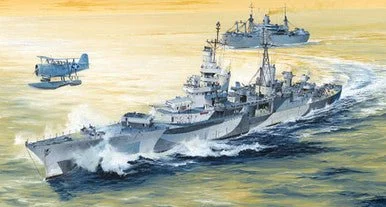 1/350 Trumpeter USS Indianapolis CA35 Heavy Cruiser 1944