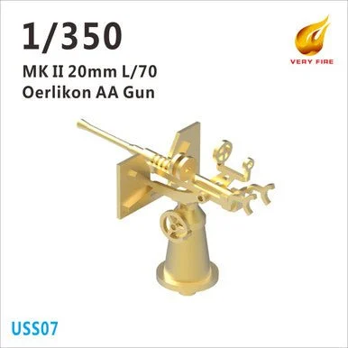 1/350 Very Fire Scale USS 20mm Oerlikon AA Guns (16 sets)
