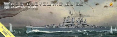 1/350 Very Fire USS Cleveland CL-55 (Deluxe Version)