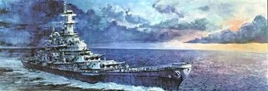1/350 Very Fire USS Missouri BB-63 WWII Version - DELUXE Plastic Model Kit