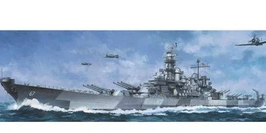 1/350 Very Fire USS Montana BB-67 Battleship - DELUXE Plastic Model Kit