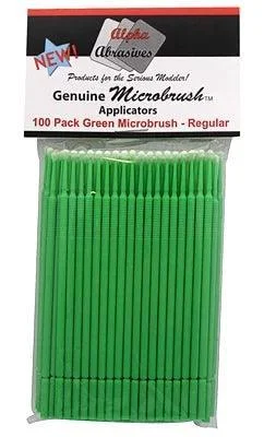 #1352 Micro Brushes - Green - Regular - 100 pack