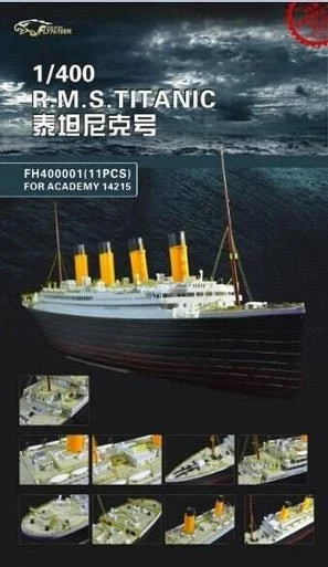 1/400 Flyhawk RMS Titanic Upgrade Set (for Academy 14215) - Flyhawk Models