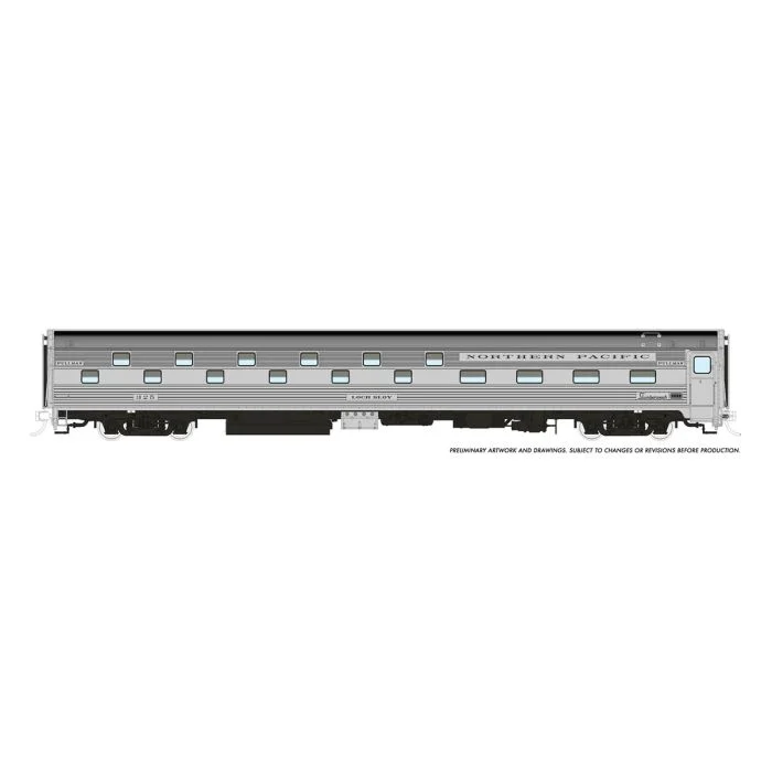 Rapido HO Scale Northern Pacific #328 Loch Ness Budd Slumbercoach - FSHP