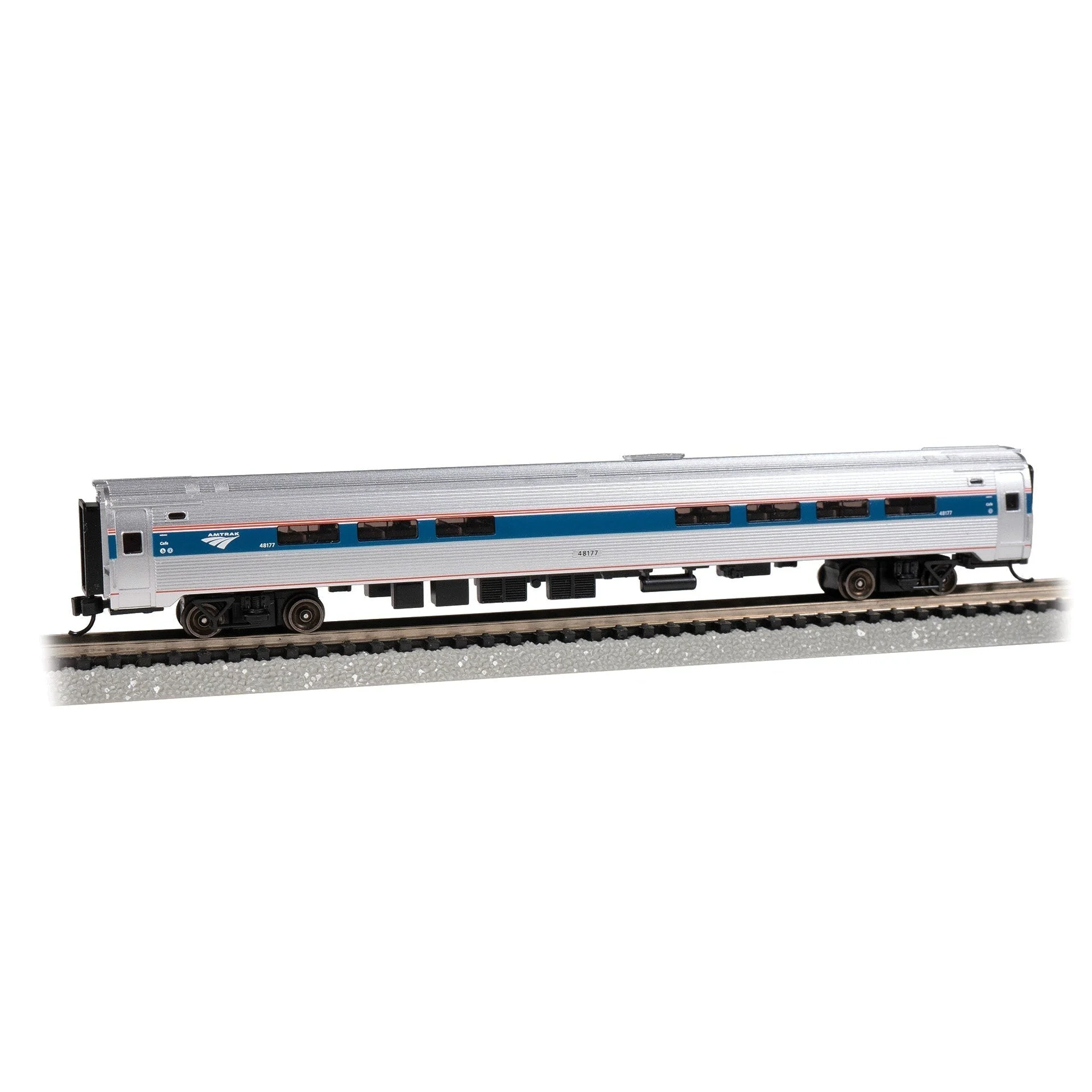 Bachmann N Scale Amtrak PhVI Amfleet I Psg Car Cafe - BAC14168
