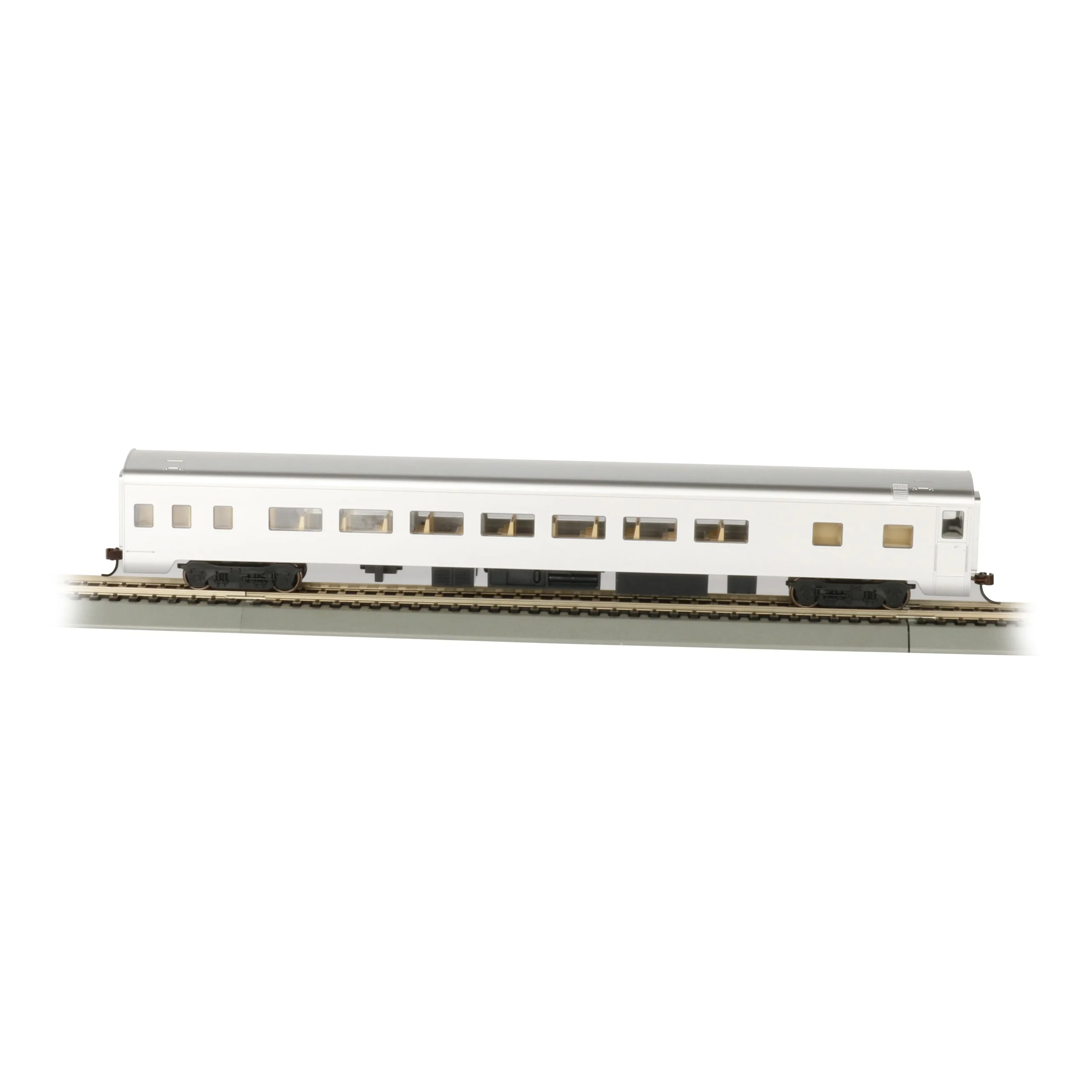 Bachmann HO Scale 85' Smoothside Coach Unlttrd.Aluminum - BAC14208