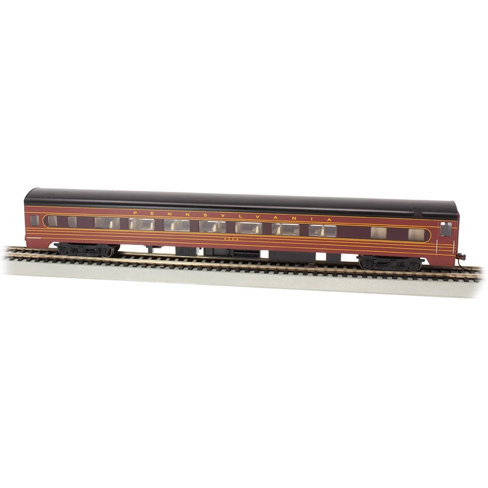 Bachmann HO Scale 85' Smoothside Coach PRR #4263 w/Lighted Interior - BAC14213