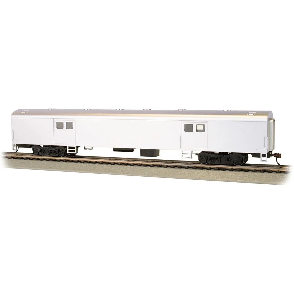 Bachmann HO Scale 72' Smoothside Baggage Car Unlttrd./Aluminum - BAC14405