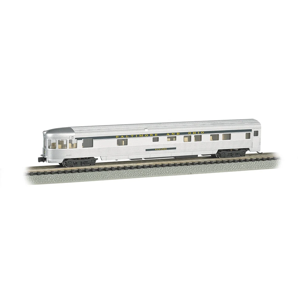 Bachmann N Scale 85' Streamline Fluted Obsevation B&O - BAC14553