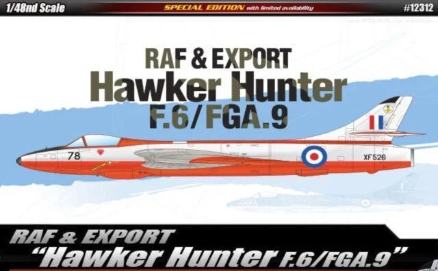 1/48 Academy RAF & Export Hawker Hunter F.6/FGA.9 12312 - Academy Models