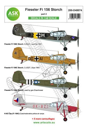 1/48 Artscale Fieseler Fi 156 Storch part 2 - Art Scale