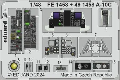 1/48 Eduard A-10C Photo Etch for GREAT WALL HOBBY