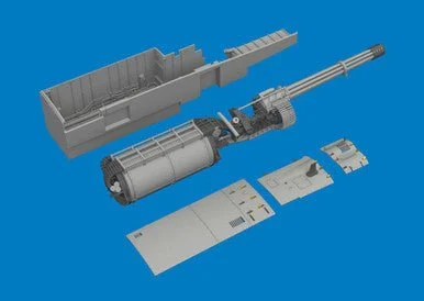 1/48 Eduard A-10C rotary cannon bay PRINT Brassin for GREAT WALL HOBBY kit