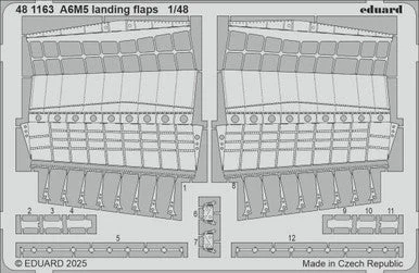 1/48 Eduard A6M5 landing flaps Photo etched set for EDUARD kit